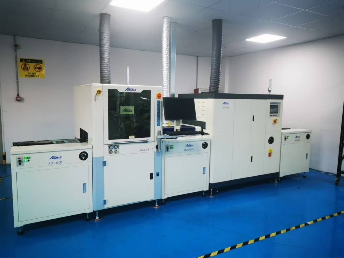 熱烈慶祝中科芯聯(lián)電裝車(chē)間新增三防自動(dòng)涂覆生產(chǎn)線(xiàn)正式開(kāi)工